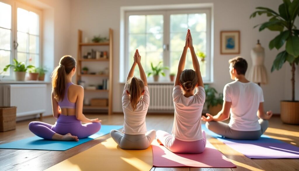 découvrez des positions de yoga simples à pratiquer à la maison, idéales pour partager des moments de détente et de bien-être en famille.