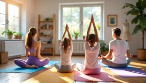 découvrez des positions de yoga simples à pratiquer à la maison, idéales pour partager des moments de détente et de bien-être en famille.